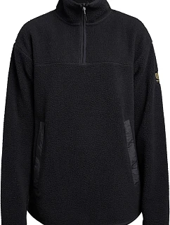 Tenson Yoke Half Zip W Dámska mikina z flisu so zipsom do 1/4 dĺžky 84.7645 čierna