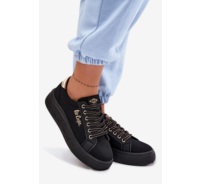 Dámské tenisky na platformě Lee Cooper LCW-26-44-4476 Černé