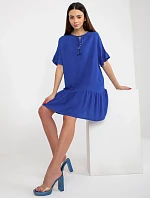 Dámske šaty D73761M30306B kobaltovo modré - FPrice