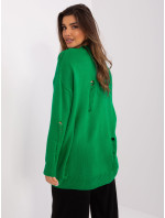 Zelený dámsky sveter