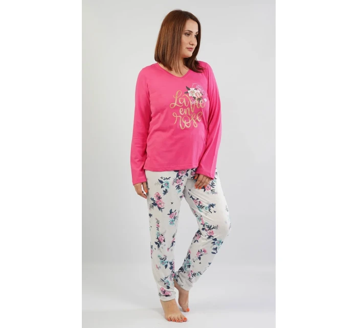 Dámske pyžamo dlhé Rose
