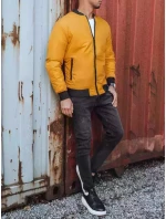 Pánská velbloudí bunda bomber Dstreet model 21963713 - FashionStreet