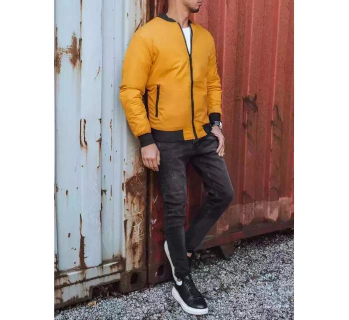 Pánská velbloudí bunda bomber Dstreet model 21963713 - FashionStreet