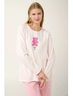 Vamp - Dámske bavlnené pyžamo s potlačou 21932 - Vamp