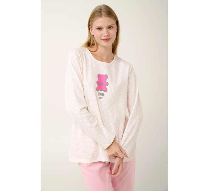 Vamp - Dámske bavlnené pyžamo s potlačou 21932 - Vamp