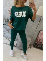 Tlačená súprava Queen tmavozelená Tlačená súprava Queen tmavozelená