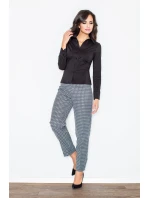 Košieľka Rachel M021 Black - Figl Košieľka Rachel M021 Black - Figl