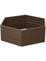 BASE WOOD GARDEN ROCK 6 ELEMENTS RUSTIC BRICK detské