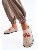 Domácí pantofle Big Star model 21600995 Béžová - Big Star Shoes