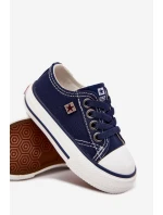Dziecięce Klasyczne Trampki Big Star DD374162 Granatowe Dziecięce Klasyczne Trampki Big Star DD374162 Granatowe