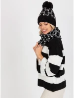 Tunelový šál AT KM CM 333 biela a čierna
