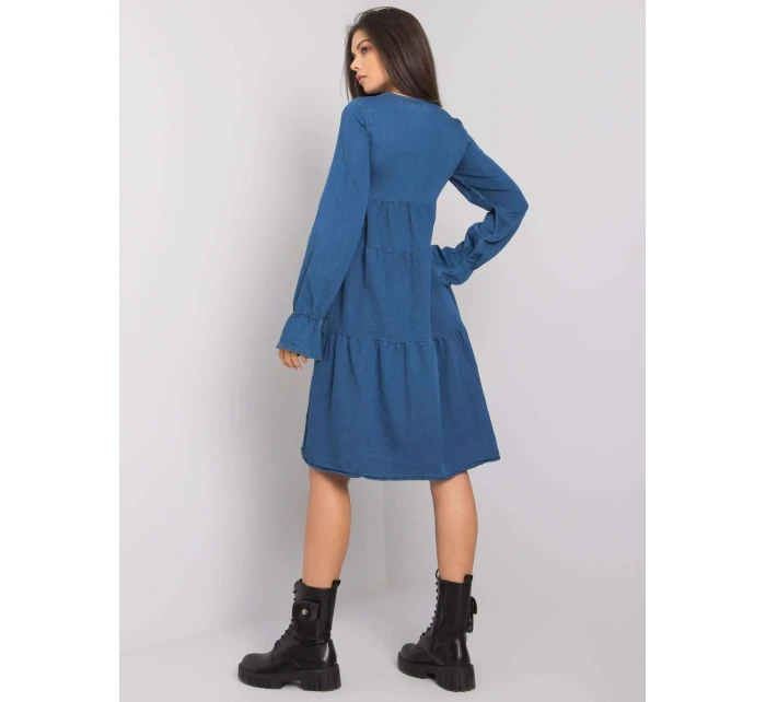 Šaty RO SK model 16205206 tmavě modrá - FPrice Šaty RO SK model 16205206 tmavě modrá - FPrice