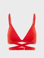 Vrchný diel plaviek KW0KW00796-XA7 červená - Calvin Klein