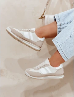 Dámské sportovní tenisky beige Dstreet model 21985089 - FashionStreet