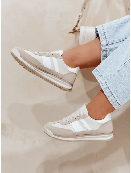 Dámské sportovní tenisky beige Dstreet model 21985089 - FashionStreet