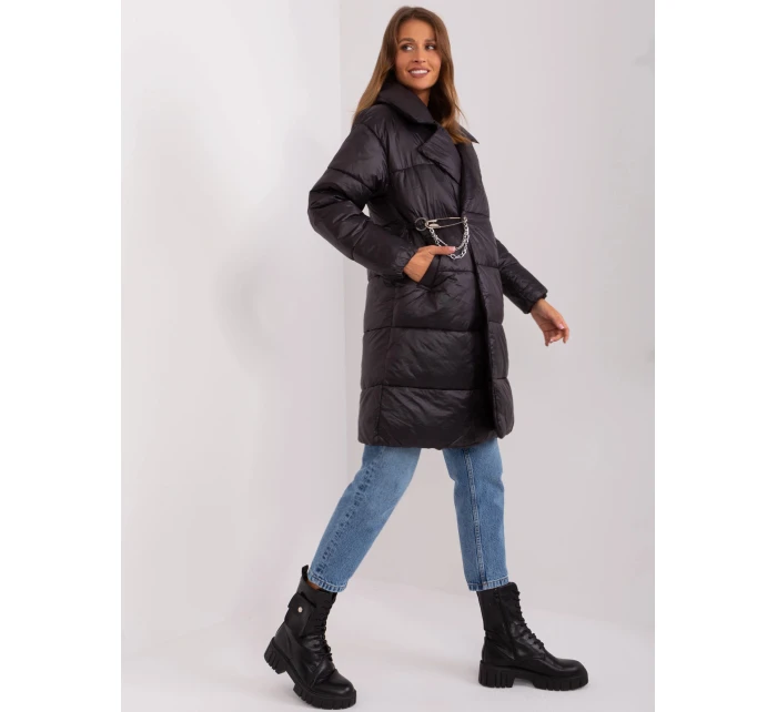 Černá lehká dámská zimní péřová bunda model 21247735 - Factory Price Černá lehká dámská zimní péřová bunda model 21247735 - Factory Price