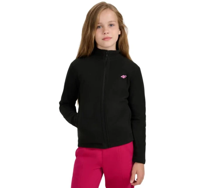 Dívčí fleece tmavě černý JWAW25TFLE 20S model 21394952 - 4F Dívčí fleece tmavě černý JWAW25TFLE 20S model 21394952 - 4F