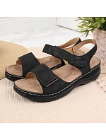 Sandály na podpatku W model 22112771 černé eVento - Inny