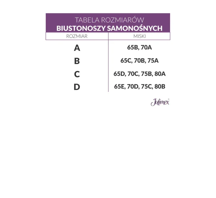 Silikonová samodržící podprsenka model 18028894 sv. béžová - Julimex