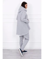 Šedá souprava kalhot model 21755628 - K-Fashion Šedá souprava kalhot model 21755628 - K-Fashion