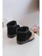 Zateplené dětské sněhule černé model 21678721 - Boto Zateplené dětské sněhule černé model 21678721 - Boto