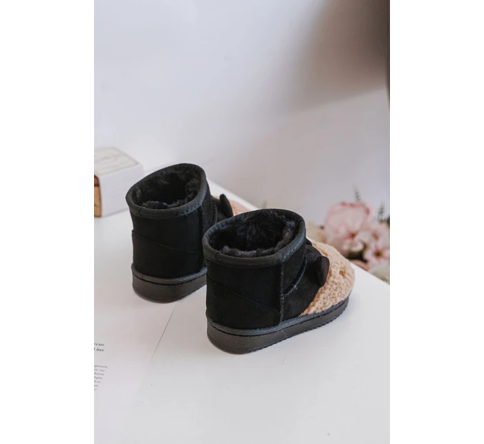 Zateplené dětské sněhule černé model 21678721 - Boto Zateplené dětské sněhule černé model 21678721 - Boto