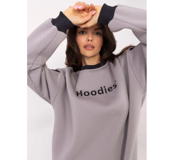 Mikina EM BL 983.10X svetlo šedá