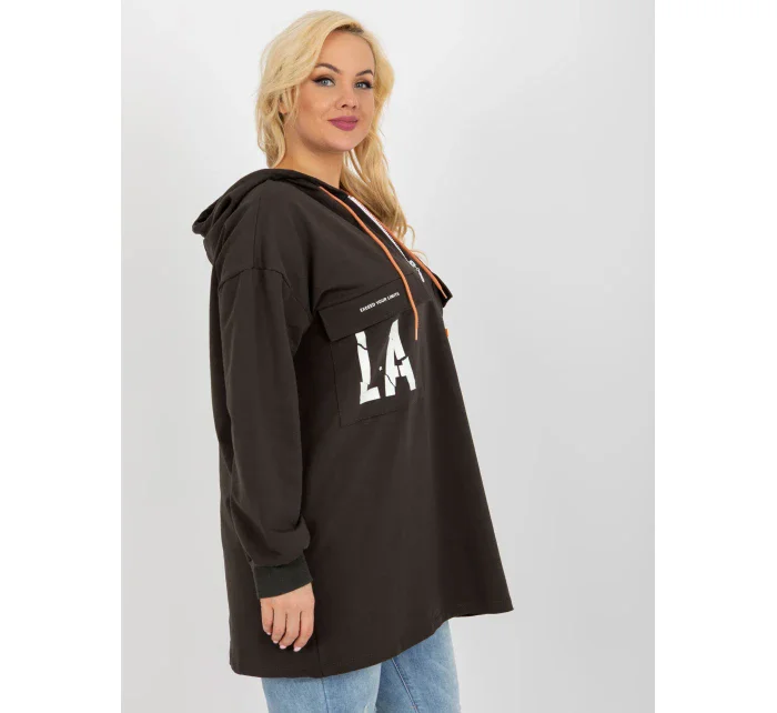 Mikina RV BL 8258.34 tmavá khaki