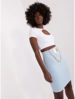 Spódnica RV SD model 18798776 jasny niebieski - FPrice