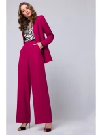 S331 Blúzka bez rukávov - slivka