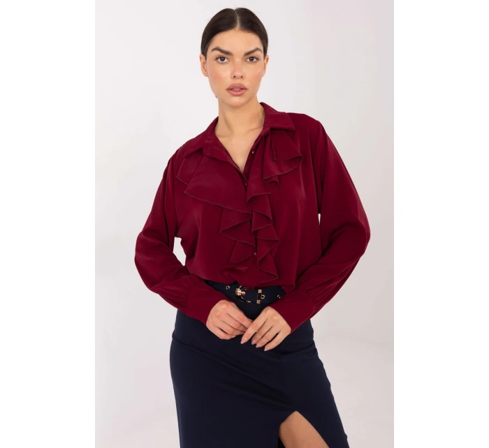 Košeľa s dlhým rukávom model 222118 Továrenská cena