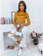 Dámsky sveter NOAH yellow FashionStreet MY1408 Dámsky sveter NOAH yellow FashionStreet MY1408