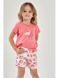 Letní dívčí pyžamo Mila růžové s model 19561672 - Taro