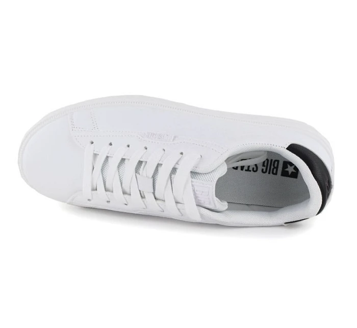 Pánske biele kožené športové topánky Big Star TT174331 Pánske biele kožené športové topánky Big Star TT174331