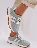 Dámské tenisky z přírodního semiše mátové Marceline