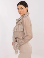 Koszula IT KS model 21795634 beżowy - FPrice Koszula IT KS model 21795634 beżowy - FPrice