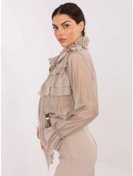 Koszula IT KS model 21795634 beżowy - FPrice Koszula IT KS model 21795634 beżowy - FPrice