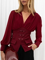Bluzka MI BZ model 22554340 bordowy - FPrice