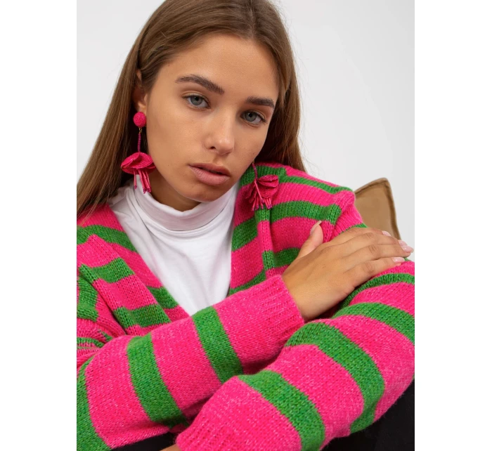 Dámský svetr TW SW BI model 17679377 růžový - FPrice Dámský svetr TW SW BI model 17679377 růžový - FPrice