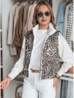 Dámská krátká oboustranná vesta bílá Dstreet model 21984356 - FashionStreet