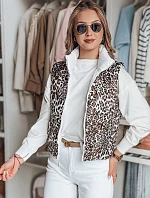 Dámska krátka obojstranná vesta CHIPUFF biela FashionStreet TY4821