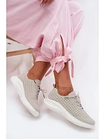 Otevřené dámské sportovní tenisky šedé Heressa