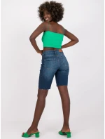Šortky model 17228807 tmavě modré - FPrice Šortky model 17228807 tmavě modré - FPrice
