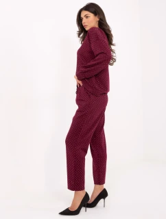 Komplet IT KMPL model 21462808 bordowy - FPrice