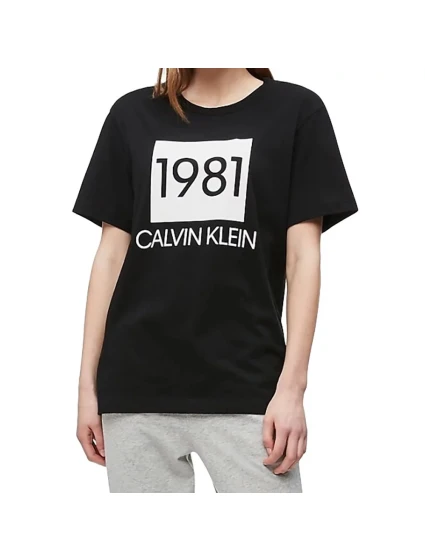 Dámske tričko s krátkym rukávom QS6343E-001 - Calvin Klein Dámske tričko s krátkym rukávom QS6343E-001 - Calvin Klein