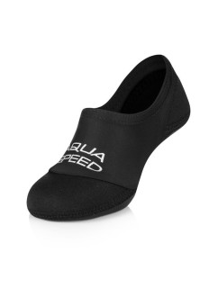 Unisex plavecké ponožky 177 Neo Pattern 07 black - AQUA SPEED
