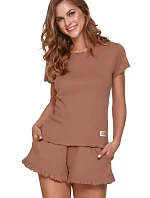Dámske pyžamo PM.4315 Brown - Doctor Nap