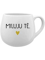 I LOVE YOU - biely keramický hrnček 300 ml