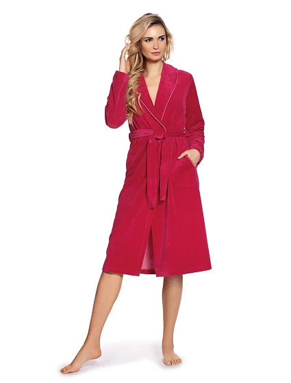 Dlouhý dámský župan model 6353873 - De Lafense