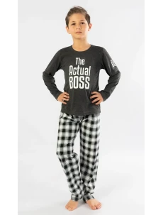 Detské pyžamo dlhé Actual boss - chlapčenské